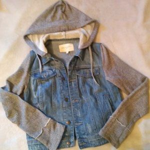 Thread & Supply Jean Jacket with Hood, Medium